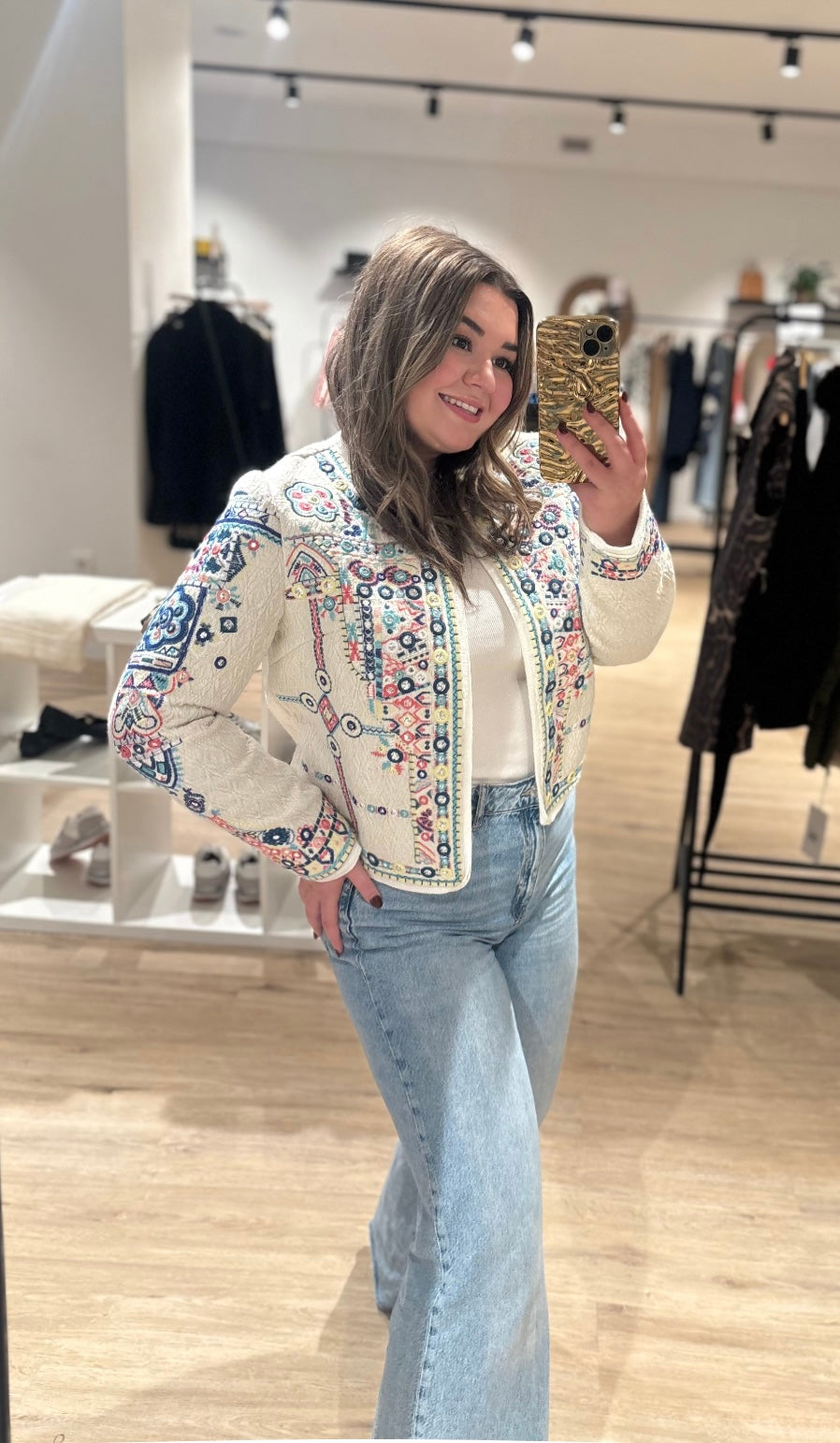 CHAQUETA DOLCE BORDADA