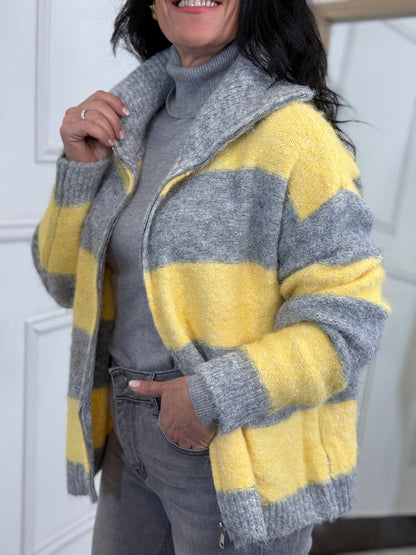 CHAQUETA YELLOW LANA