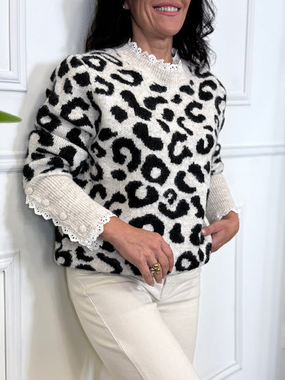 JERSEY PRINT BEIGE