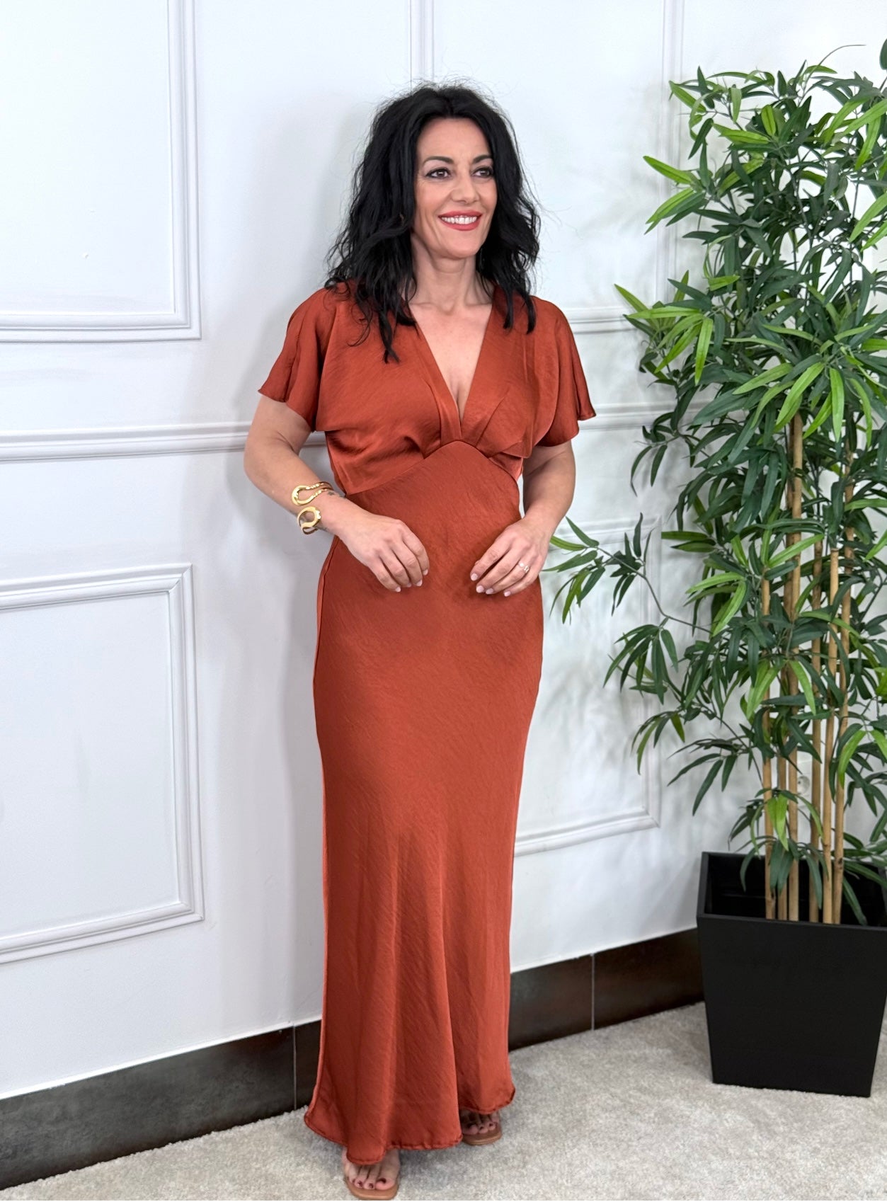 VESTIDO AMELIA TEJA