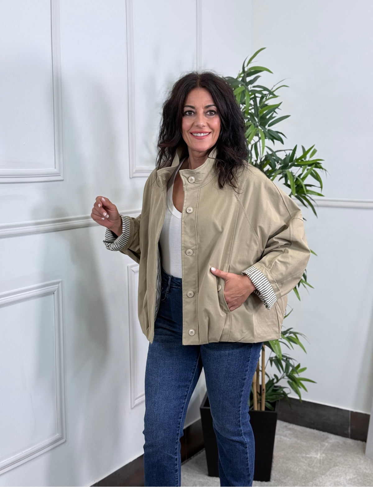 BOMBER TRENCH TAUPE