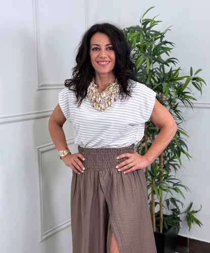 CAMISETA TRENDDING BLANCA