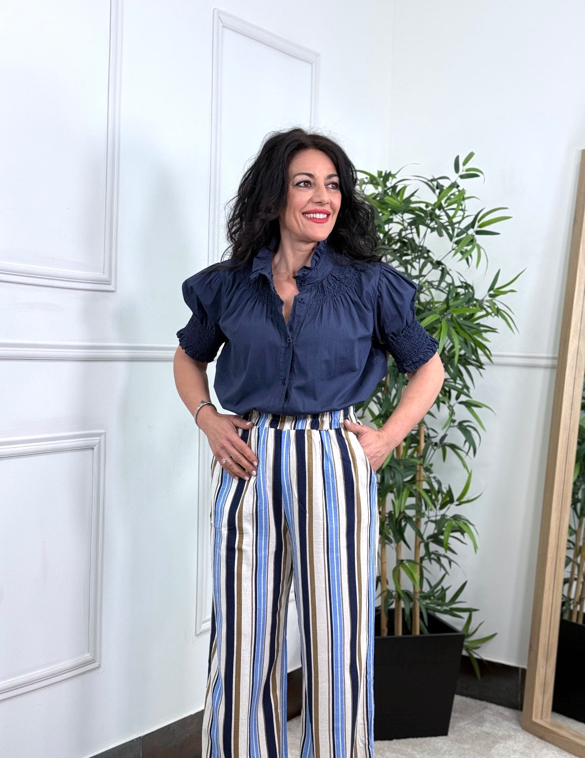 BLUSA LINA MARINO