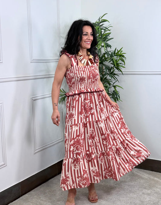 VESTIDO CASILDA TEJA