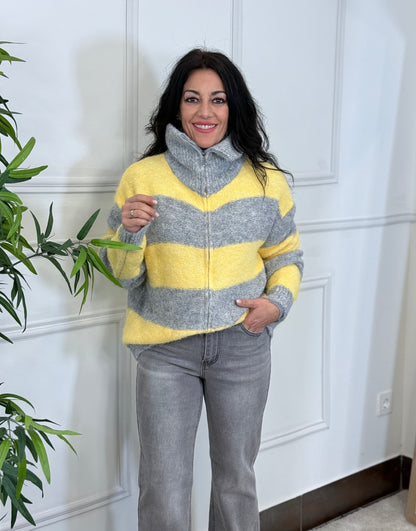 CHAQUETA YELLOW LANA