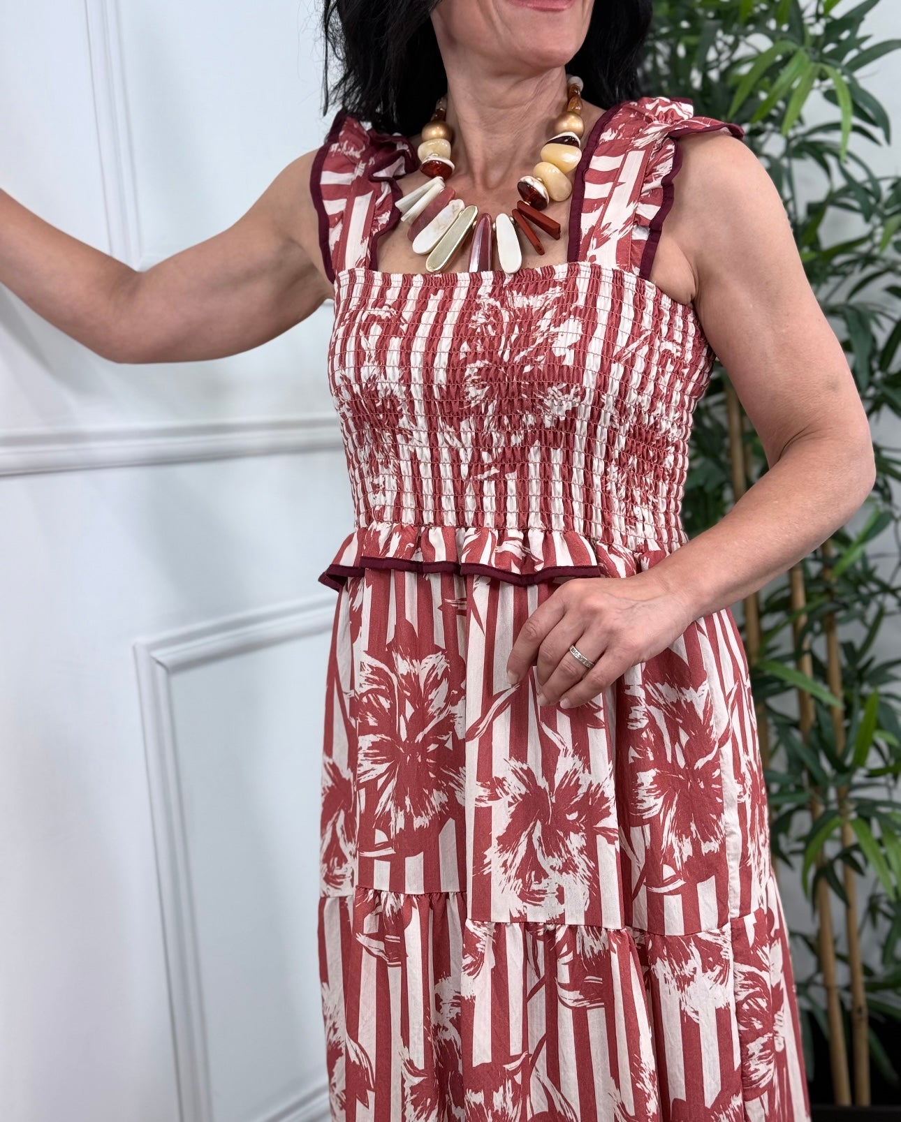 VESTIDO CASILDA TEJA