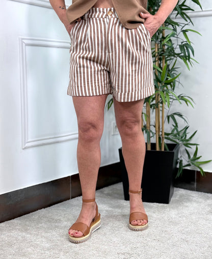 SHORT BÉRGAMO CAMEL