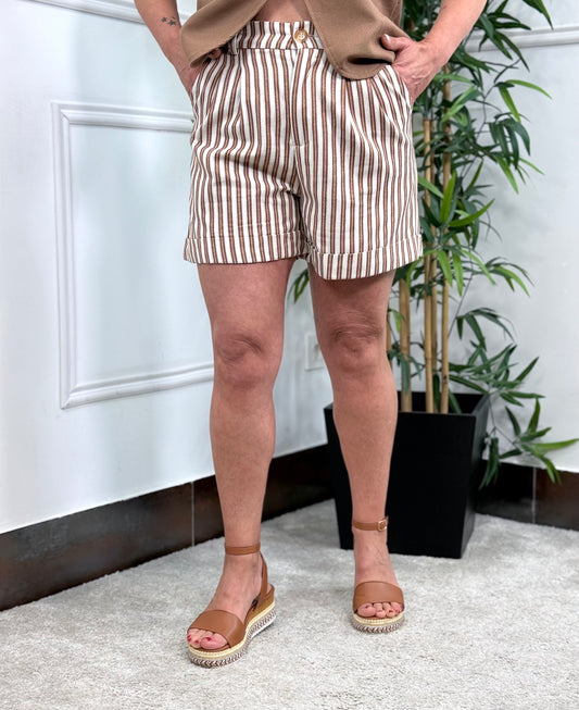 SHORT BÉRGAMO CAMEL