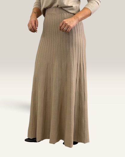 FALDA CAYETANA CAMEL