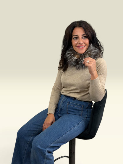 CUELLO PELO VETEADO