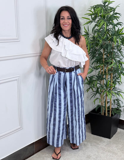 PANTALÓN CULOTTE RAYAS
