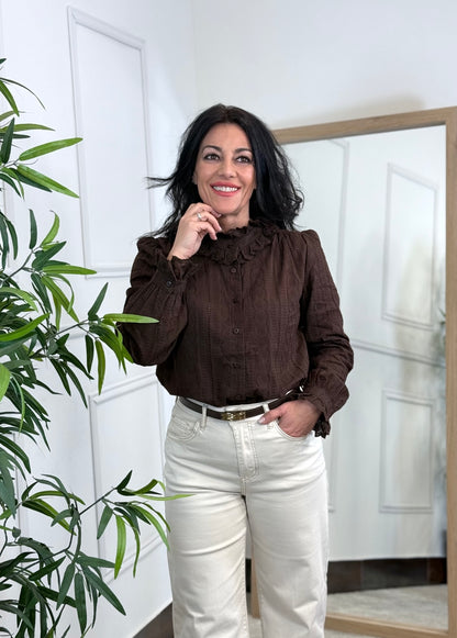 CAMISA LIND CHOCOLATE