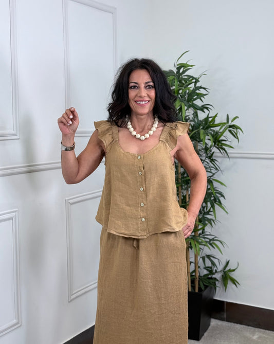 BLUSA CAIRO CAMEL