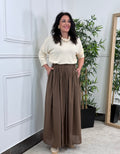 FALDA CHIC CHOCOLATE