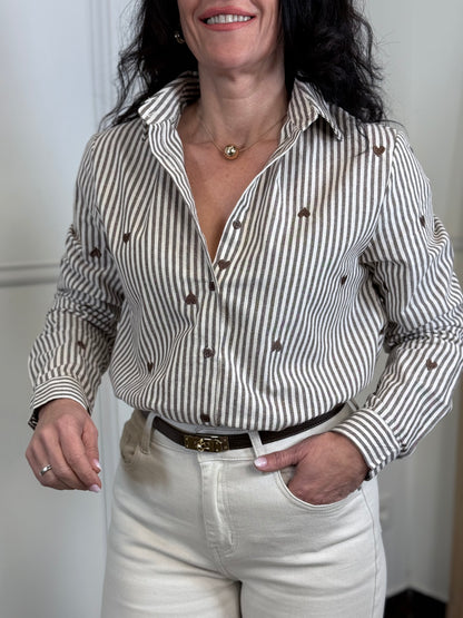 CAMISA AMOR CHOCOLATE