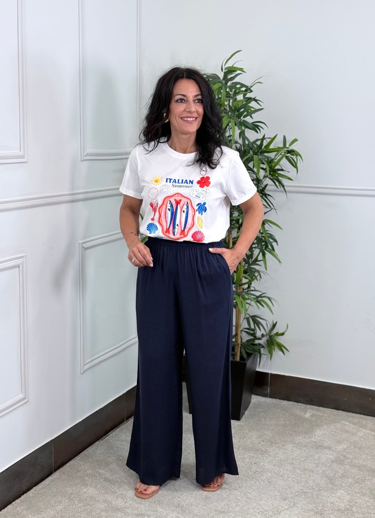 PANTALÓN CAMELIA MARINO LINO