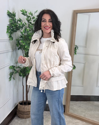 PARKA IMPERMEABLE LOLA  BEIGE