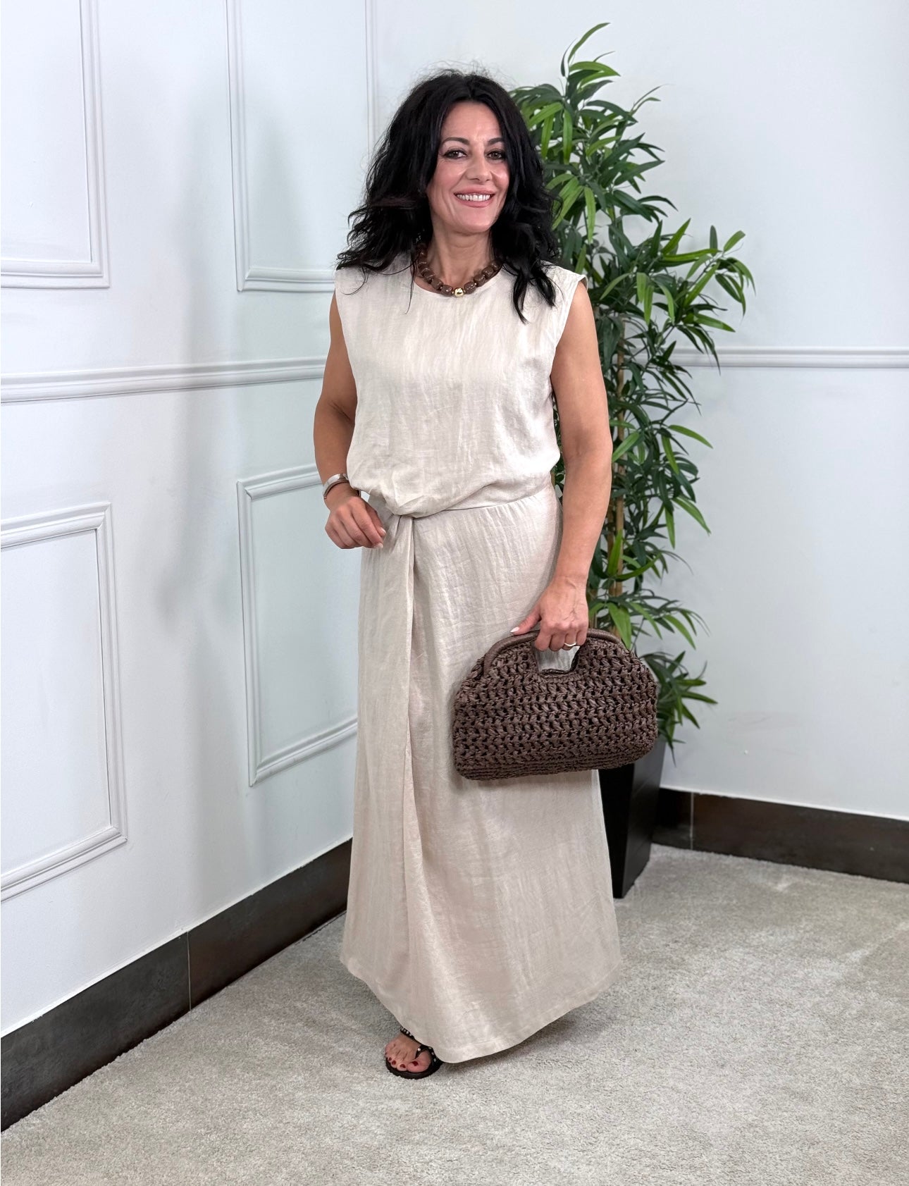 VESTIDO PIEDRA PRETTY