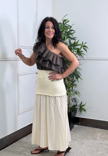 FALDA CAYETANA BEIGE