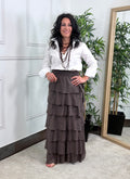 FALDA BOHO CHOCOLATE