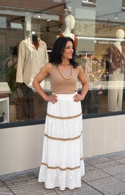 FALDA MALLORCA BLANCA