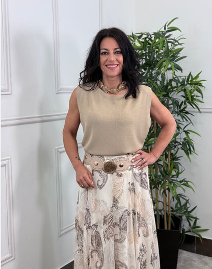 TOP PUNTO ATELIER CAMEL