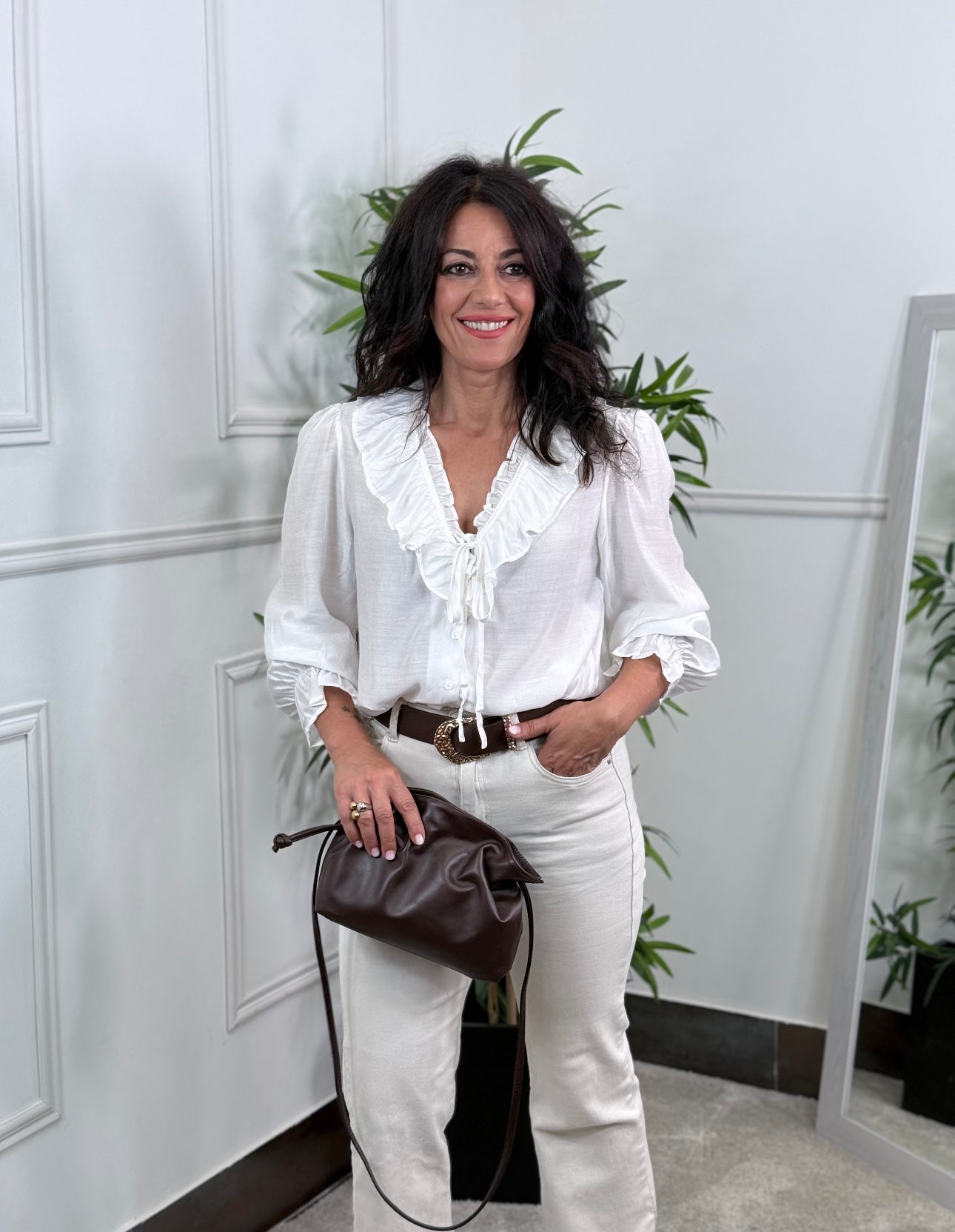 BLUSA CAMELIA BLANCA