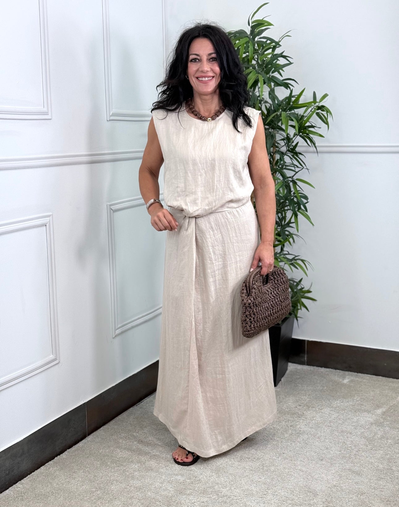 VESTIDO PIEDRA PRETTY