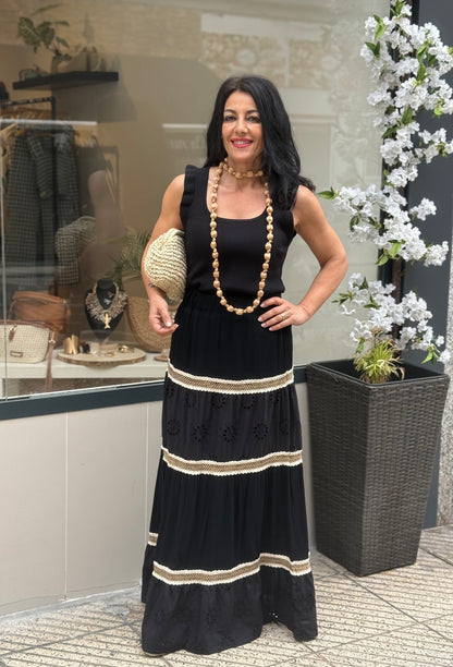 FALDA MALLORCA  NEGRA