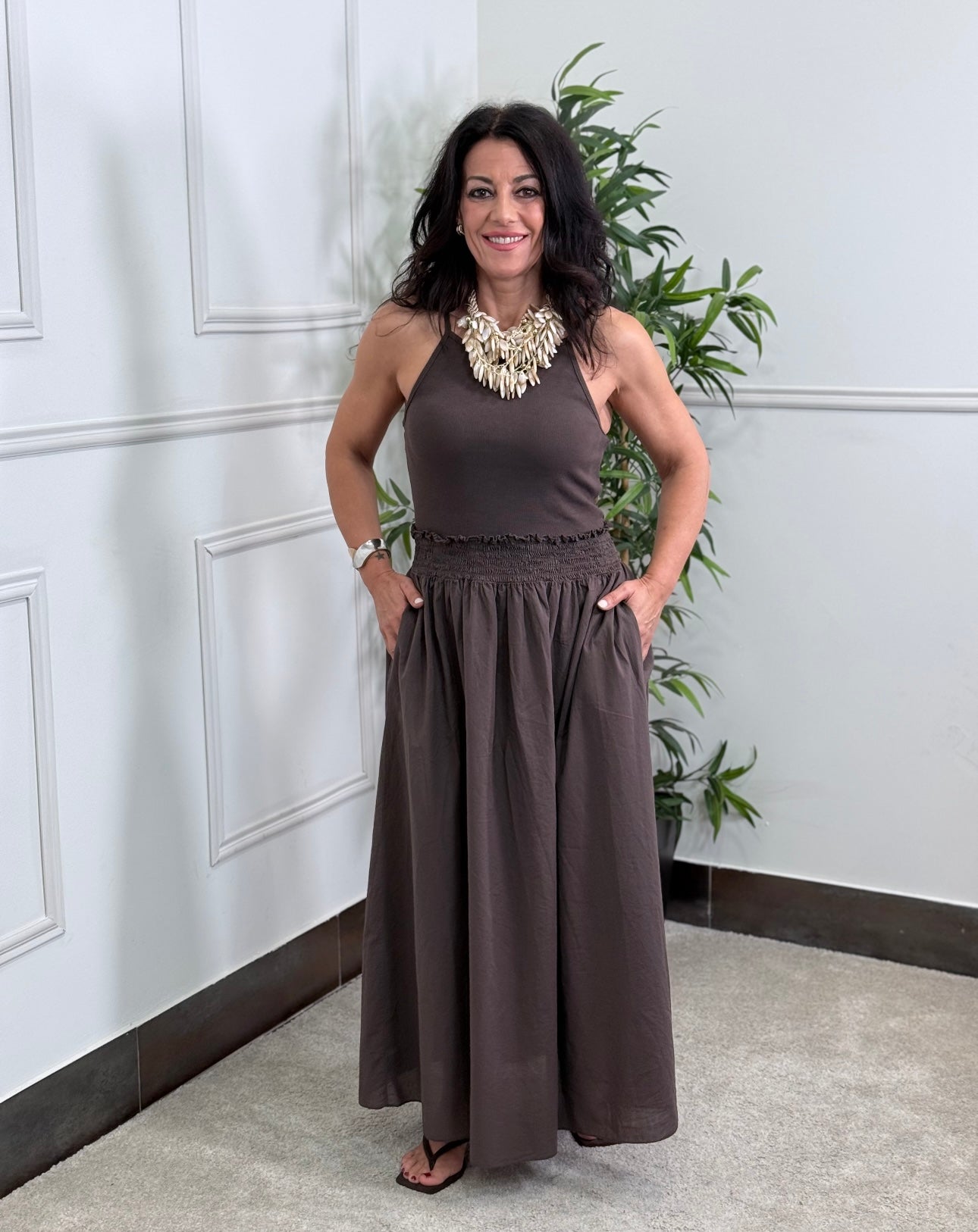 VESTIDO COCONUT CHOCOLATE