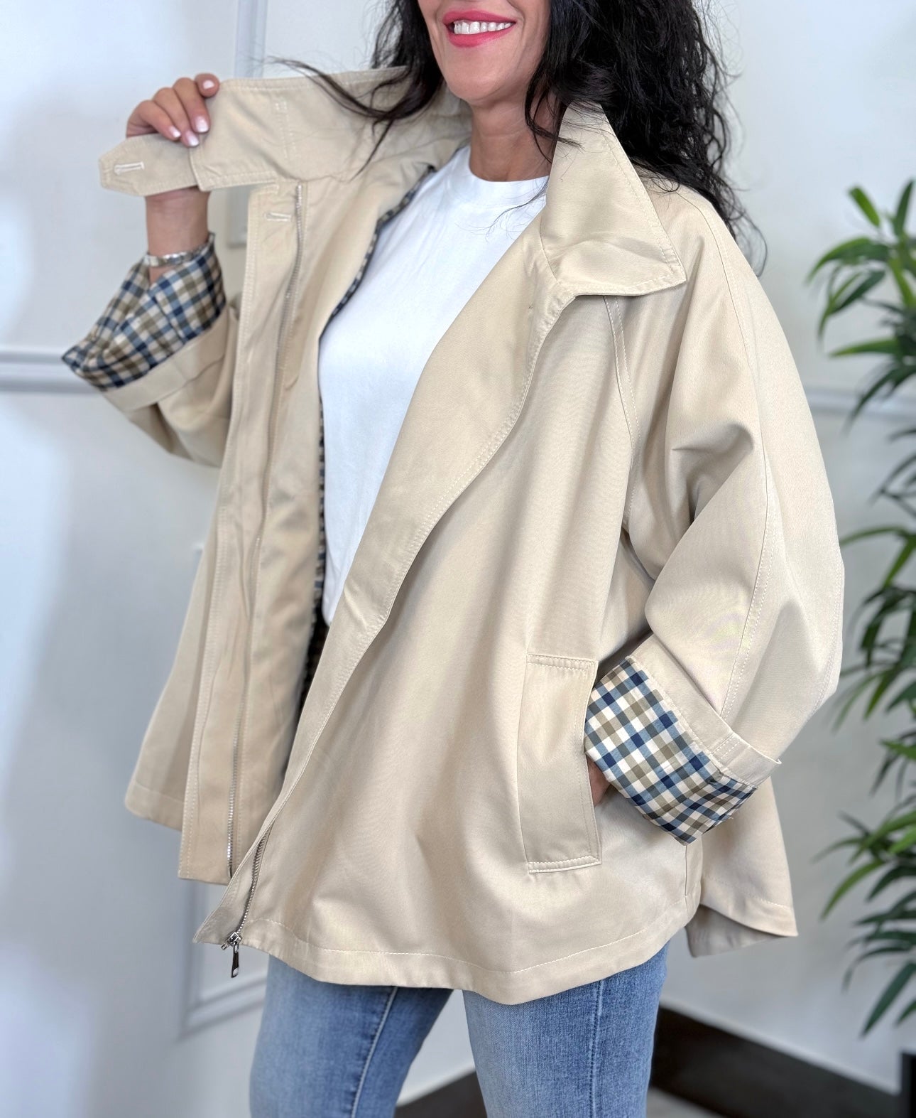 GABARDINA COAT BEIGE