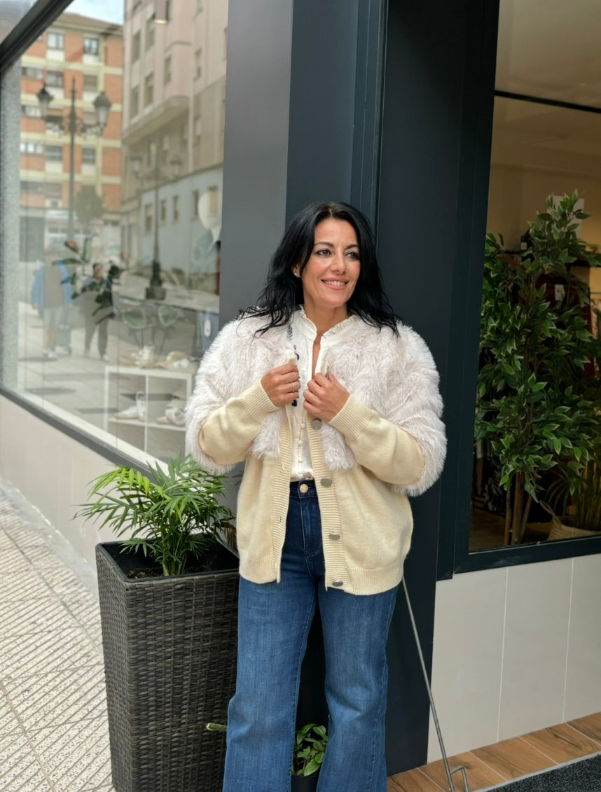 CHAQUETA PELO COMBINADA