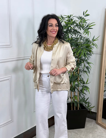BOMBER PARIS BEIGE