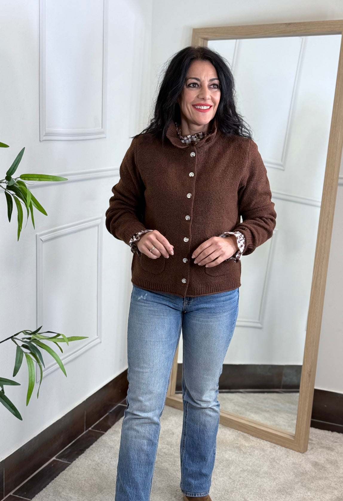 CÁRDIGAN CHARLOTTE CHOCOLATE