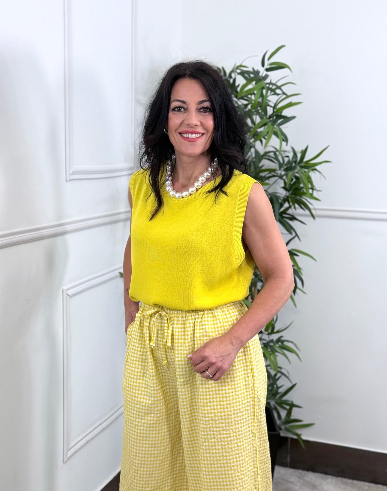 TOP PUNTO ATELIER YELLOW
