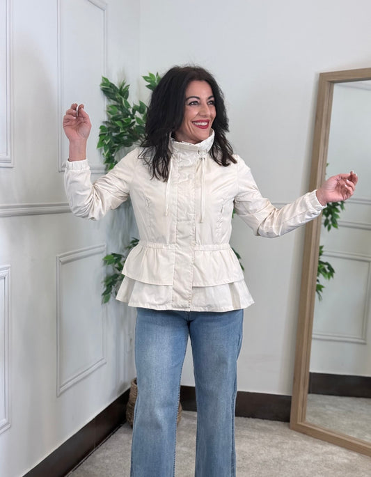 PARKA IMPERMEABLE LOLA  BEIGE