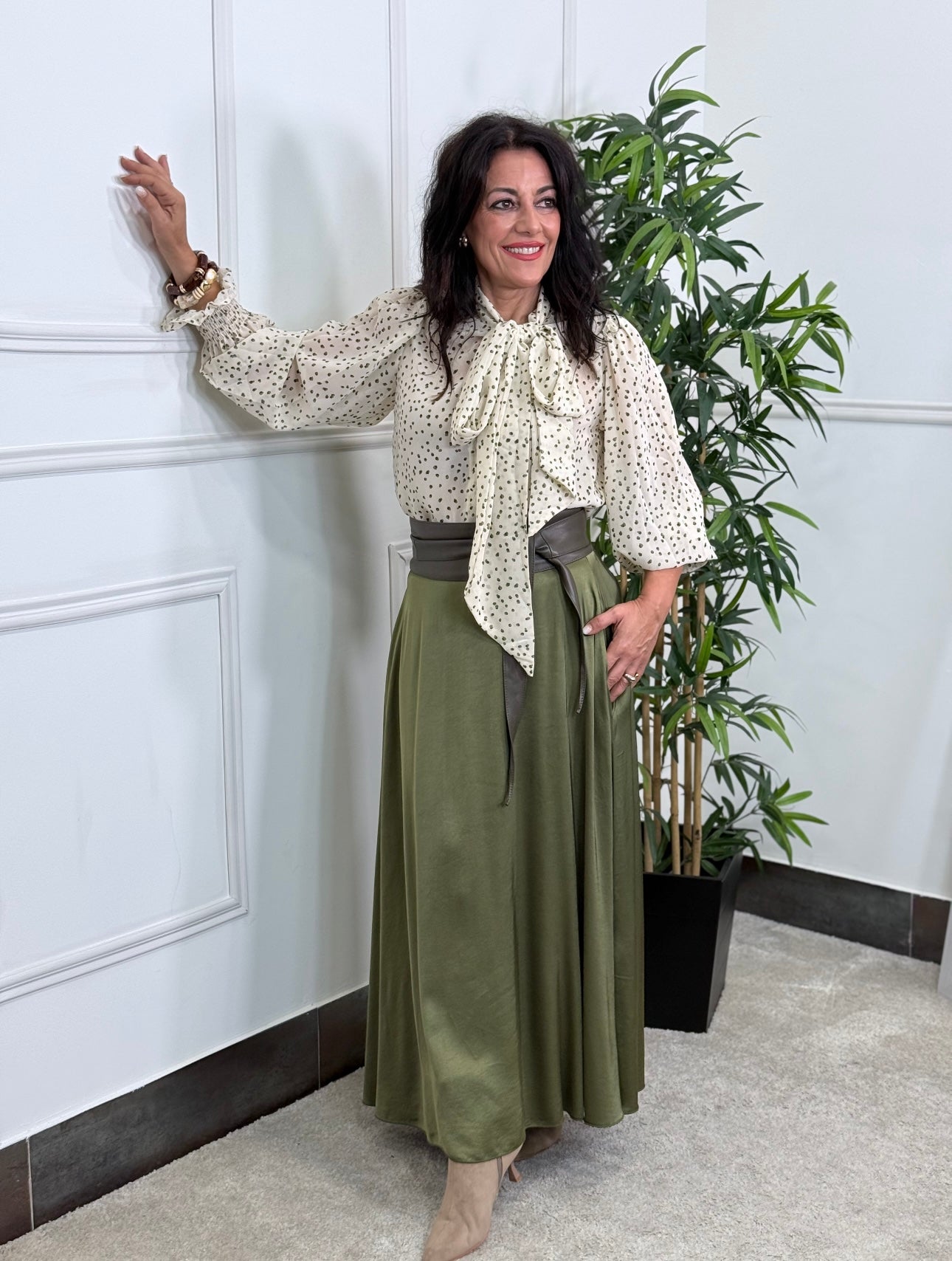 BLUSA AMELIA KAKI