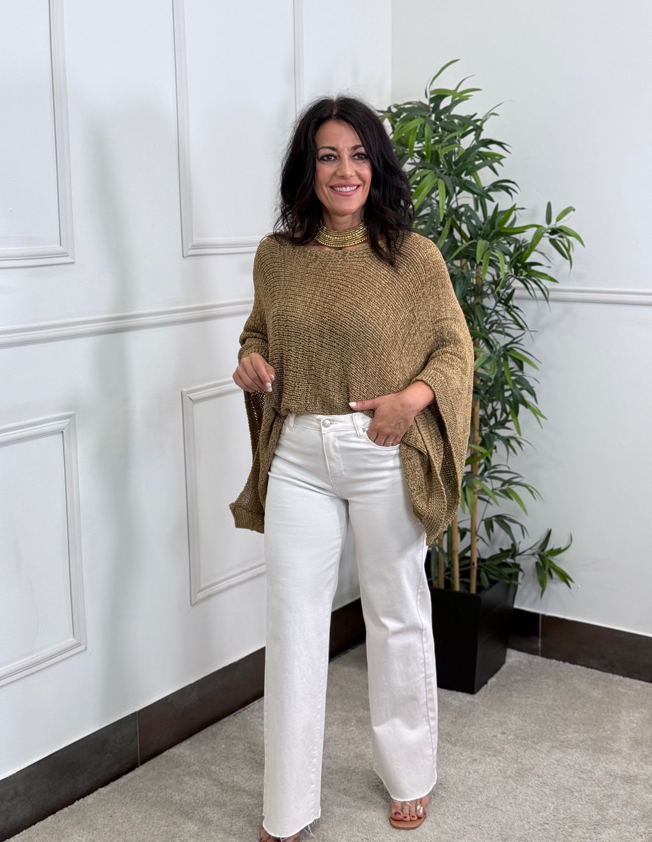 JERSEY CAPA ATELIER CAMEL