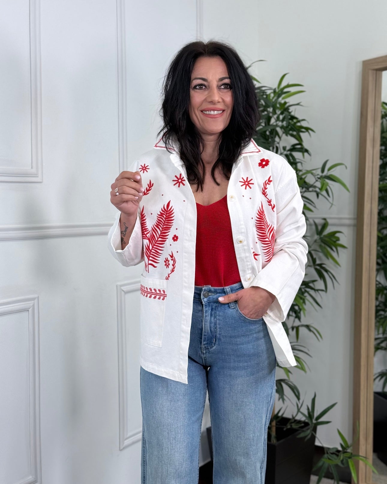 CHAQUETA SOON ROJA