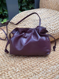 BOLSO LOVE PIEL  BURDEOS