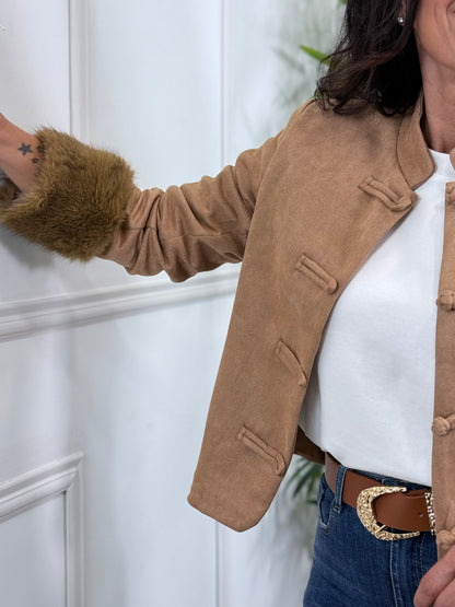 CHAQUETA CLEO CAMEL