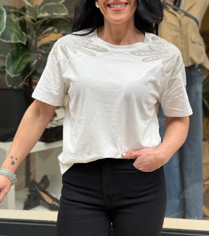 CAMISETA BLANCA CHIC