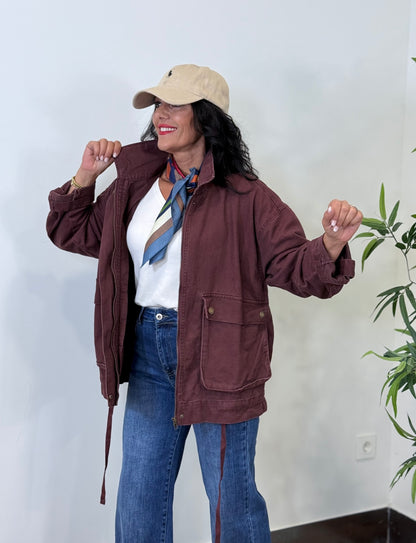 CHAQUETA MONREY BURDEOS