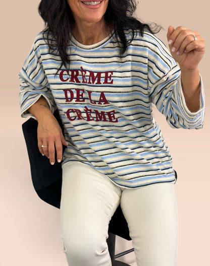 CAMISETA CREAM BURDEOS