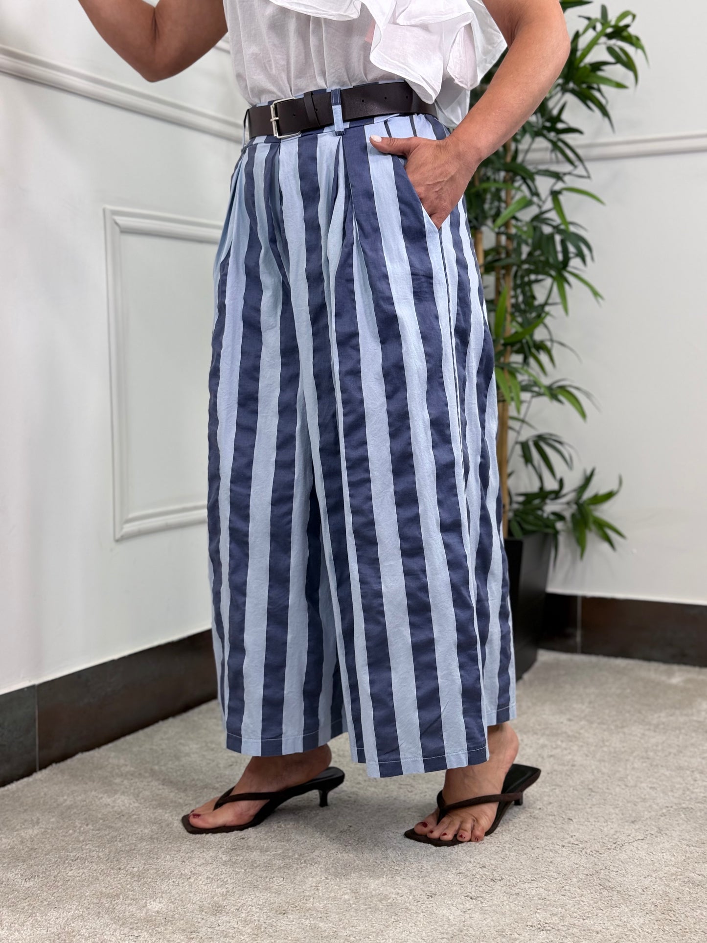 PANTALÓN CULOTTE RAYAS