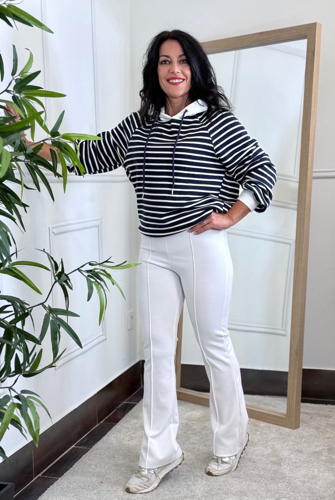 LEGGINS TEJIDO BLANCO