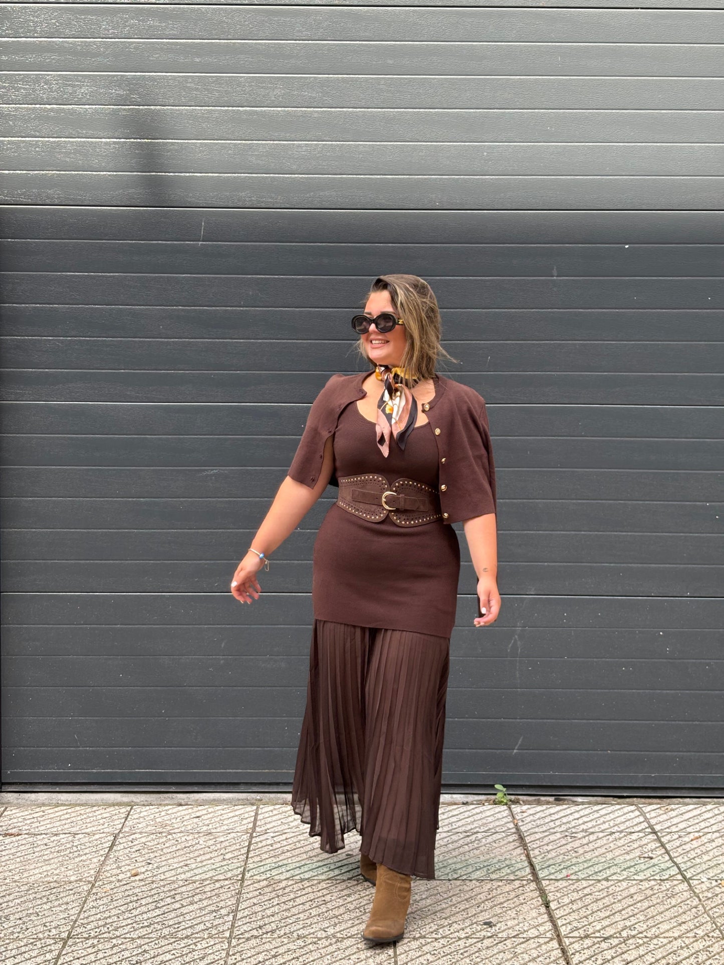 VESTIDO LATTE CHOCOLATE