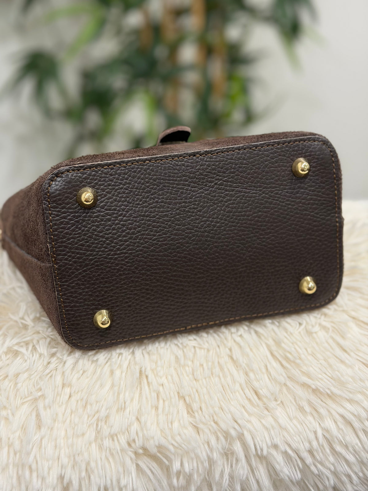 BOLSO GRACE PIEL CHOCOLATE