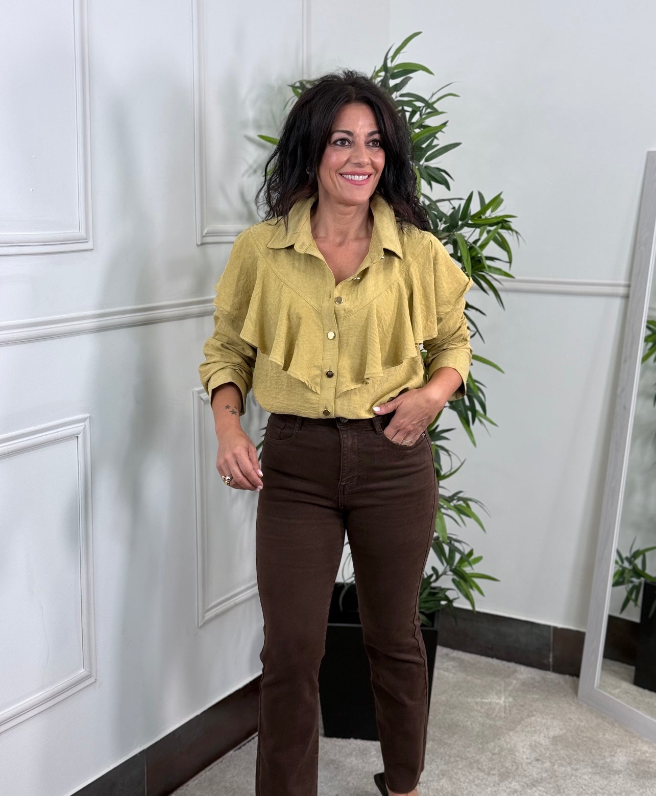 CAMISA LOLA AMARILLA