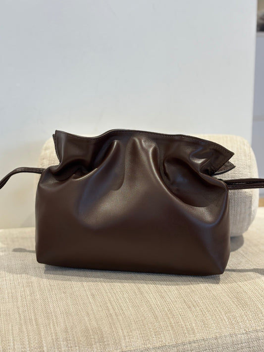 BOLSO LOVE PIEL CHOCOLATE